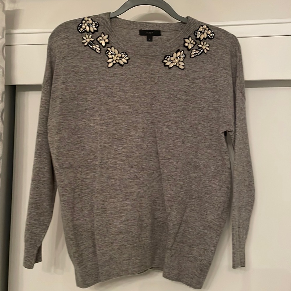 Jcrew Jeweled Sweater